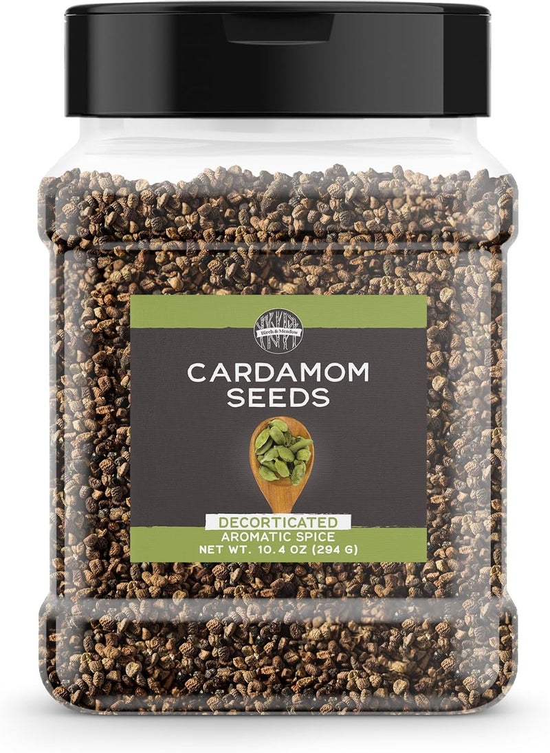 BIRCH & MEADOW بذور الهيل الأخضر من بيرش و ميدو، 10.5 أونصة - توابل عطرية مزخرفة للمطبخ الهندي - Image 1